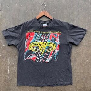 Vintage '91 Van Halen 'For Unlawful Carnal Knowledge' Band Tour T-shirt XL